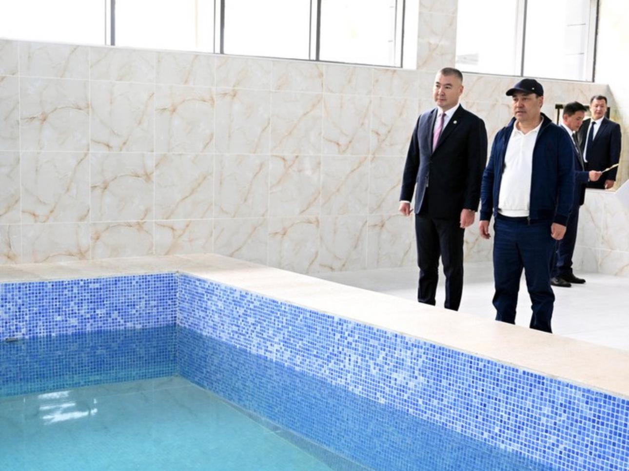 Садыр Жапаров посетил санаторий "Теплые ключи " после реконструкции&nbsp;