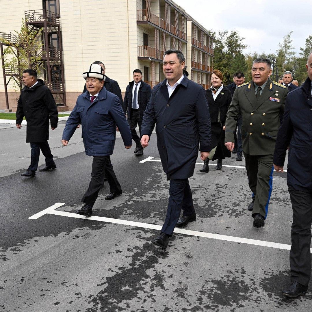 Садыр Жапаров открыл Академию ГКНБ в Бишкеке&nbsp;